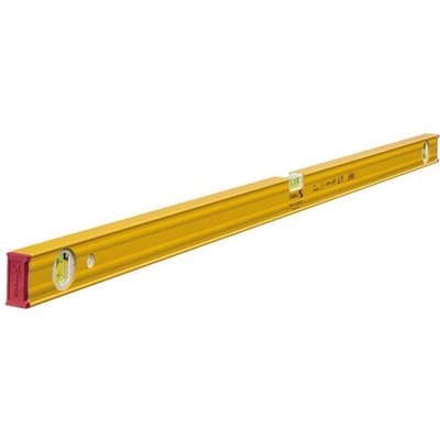 Stabila Type 80 AS-2 19173 Metalen waterpas Incl. anti-slip 120 cm 0.5 mm/m