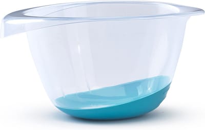 Whitefurze Beslagkom/mengkom - 2 liter - kunststof - blauw