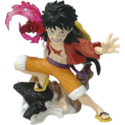 Vendu One Piece L'Île des Fantômes Série de Combat Ryou Luffy Figurine Périphérie Anime Modèle Cool Jouets Ornements de Bureau Cadeaux black