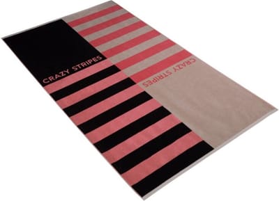 Badlaken Crazy Stripes 100 x 180 cm - Black