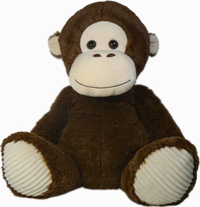JollyPluche - Aap - Knuffel - Bruine Knuffel Aap - Knuffels - Pluche Aap - Knuffel Aap - Zacht - Bruin - 70 cm