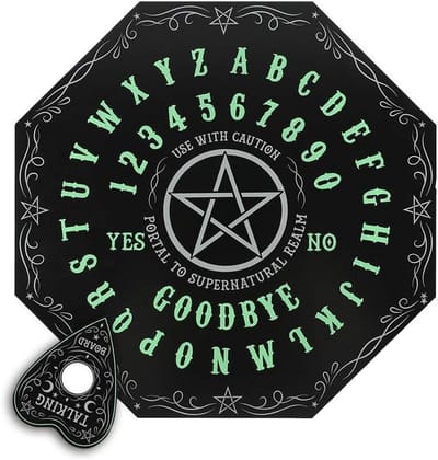 Octagon Planchette Speelbord Lichtgevend voor Mediumschap