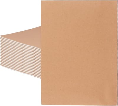 Blanco A4 kraftpapier notitieboek, 20 stuks, 80gsm, 72 pagina's, 20 x 28 cm, bruin, ideaal voor dagboek, notities en creatief schrijven