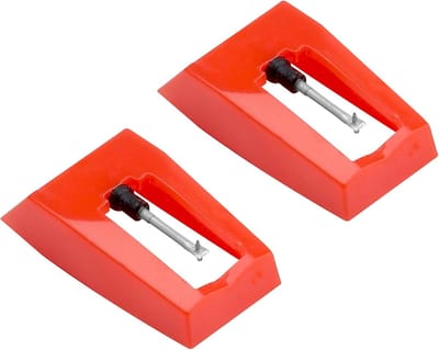 2pcs Turntable Needle - Vervangnaald - Vinyl Record Player - Diamanten Stylus Vervangnaald - Turntable Accessoires voor Platen - Phonograph Accessoire