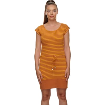 Ragwear zomerjurk soho stripes ii Geel-S (36)