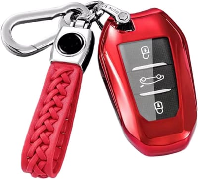 Corsa F Key Case with Key Chain for Opel Corsa F 2019-2022 2023 Original Accessories - ShopVlot