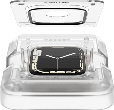 Spigen ProFlex Screen Protector met Tray Geschikt voor Apple Watch 7/8 45MM (2-Pack)