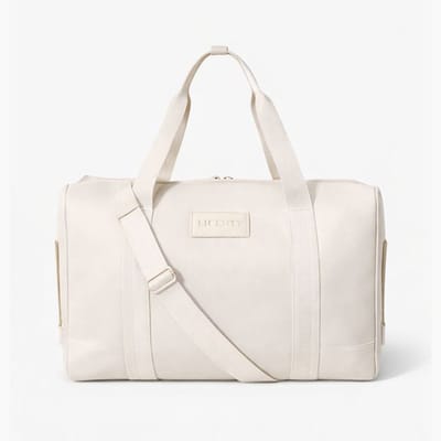 Weekendtas beige - Reistas handbagage - Uitbreidbare & waterdichte tas - Weekendtas dames