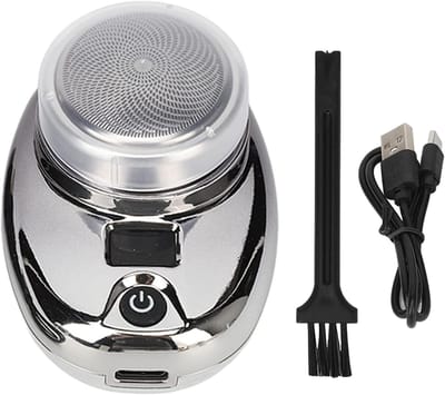 Baardtrimmer - Elektrische Trimmer - Persoonlijke Verzorging - Waterdicht Design - Compact Formaat - Zwart Zilver