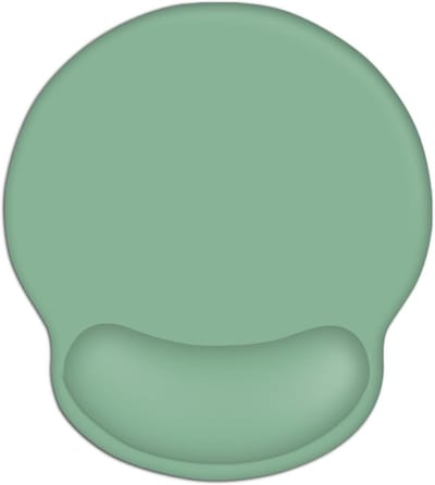 Ergonomische Muismat met Gelkussen en Handsteun - Comfortabele Muismat in Saliegroen voor Optimaal Gebruik