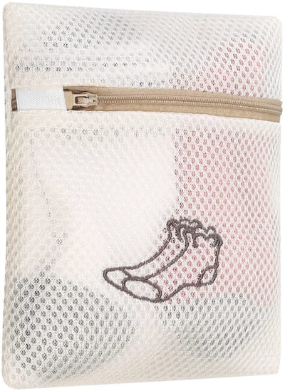 Waszakken voor de wasmachine - Ideaal voor delicate kleding, bh's, ondergoed en sokken - 18 x 20 cm met rits