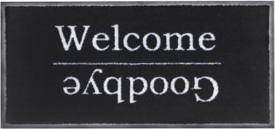 MD Entree - Deurmat - Schoonloopmat - Emotion XS - Welcome Goodbye - 40 x 80 cm