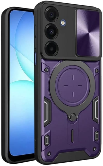 Hoes voor Samsung Galaxy A18 5G A186 / A18 4G A185 / F17 / M17 / A17 4G A175, Techsuit, CamGuard Pro, Paars
