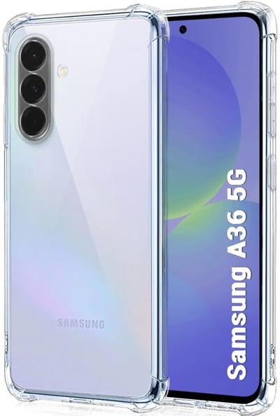 Shockproof Flexibele achterkant Silicone hoesje transparant Geschikt voor: Samsung Galaxy A36