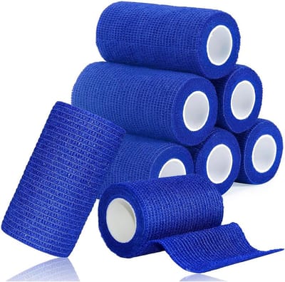 8 Rollen Zelfklevend Verband voor Honden, Katten & Paarden - Flexibel en Waterbestendig Fixatieverband