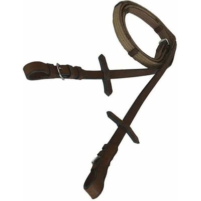 Teugels voor paarden van slipvast, met rubber bekleed canvas Tattini