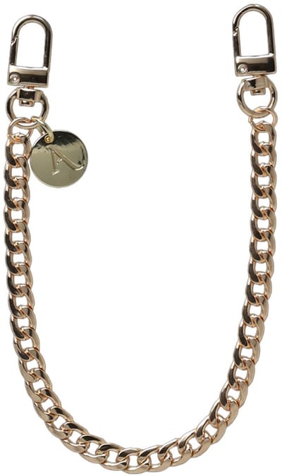 AVY Polsband Telefoonkoord | Aurum Lien | Kort Koord | Universeel voor alle Hoesjes | Geschikt voor iPhone, Samsung en meer | 30CM | Kettingstijl | Goud