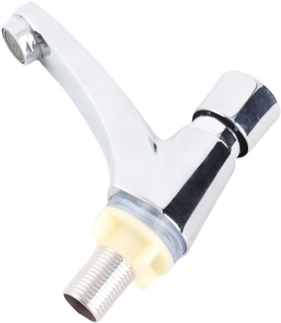 NTH products- Drukknop Kraan - Zelfsluitende Kraan - Verchroomd Messing - Waterbesparend - Tijdvertraging 4-6 seconden - Antiroest en Corrosiebestendig