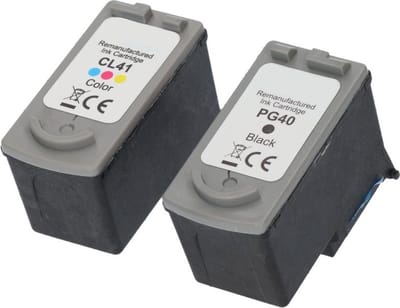Huismerk geschikt voor Canon PG-40 / CL-41 XL Inktcartridges - IP1800 - IP2600 - MP190 - MP210 - MP220 - MP450 - MP460
