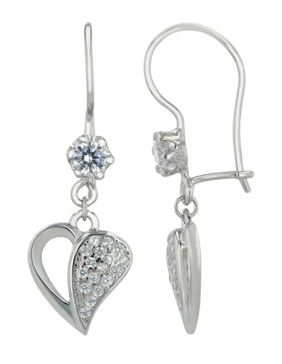 AKZENT Akzent Dames oorbellen "Carys" van 925 Sterlingzilver, gerhodineerd, duurzaam