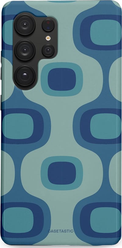 Casetastic Hoesje Geschikt voor Samsung S25 Ultra - Stijlvolle Beschermende Duo-layer Case - Vintage Flow