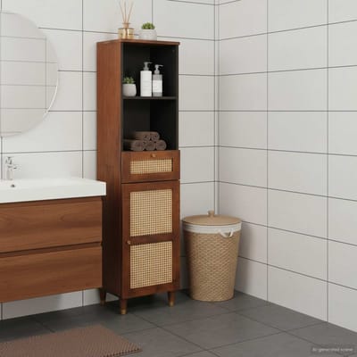 vidaXL - Dressoir - met - lade - Bruin - 38 - x - 33,5 - x - 160 - cm - Massief - Mango - Hout