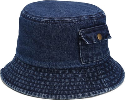Boasty Bucket hat - Vissershoedje - Bucket hoed - Washed - Hippy - Vintage - Hippie - One size - hippie accessoires-retro - kerstcadeau