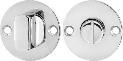 Toiletgarnituur - RVS gepolijst - RVS - GPF - Binnendeur - GPF0910.46 50x2mm stift 8mm RVS gepolijst grote knop