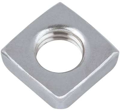 Wurth - DIN 562 roestvast staal A4 blank - Vierkante moer, lage vorm DIN 562, RVS A4, blank - x 500 st