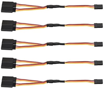 15 cm Servokabel Y-kabels voor RC, Mannelijk naar Vrouwelijk, Verlengkabel voor Vliegtuigen en Auto's