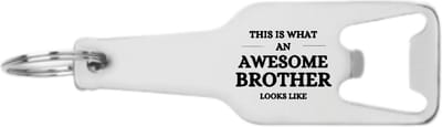 Akyol - dit is hoe een geweldige broer eruit ziet flesopener - Broer - familie - cadeau - 105 x 25mm