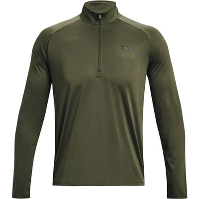Under Armour UA Tech 2.0 1/2 Zip Heren Sportshirt - Groen - Maat S