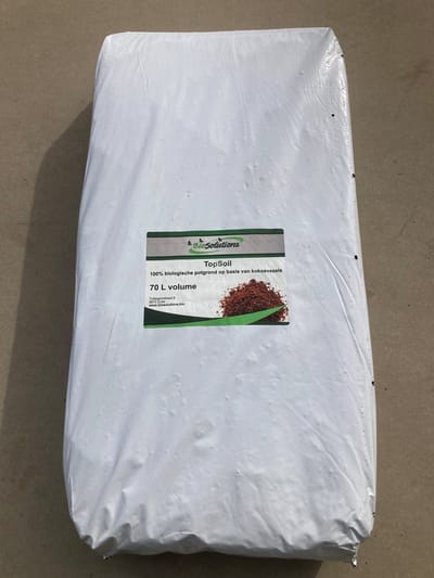 TopSoil - BioSolutions Potgrond 70L - kokosvezels basis - 100% Biologisch - geen kunstmest