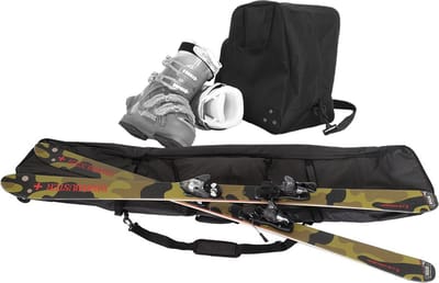 IVOL Waterafstotende Ski-snowboardtas en skischoen tas - lengte 175cm - met wieltjes