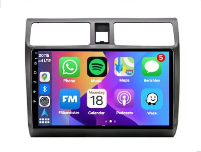 Autoradio 2/32GB met smart Carplay en Android auto | Geschikt voor Suzuki Swift 3 2003-2010 | Radio scherm met Navigatie | 2003 2004 2005 2006 2007 2008 2009 2010