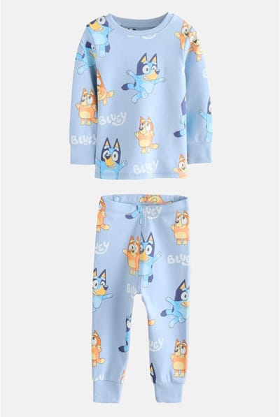 Next - Meisjes - Comfortabele Bluey-pyjama - Blauw