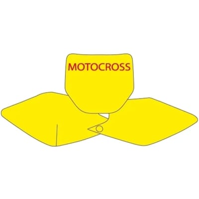 Autocollants motorfiets nummerplaat Blackbird Racing Kawasaki KX250F/450F