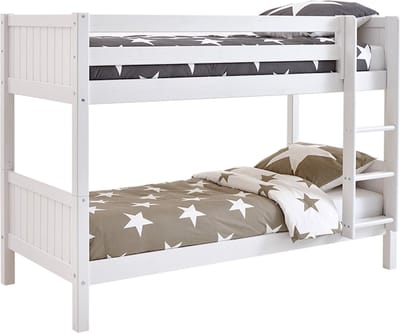 Flexworld Stapelbed Puck - 90 x 200 cm - wit