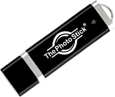 Foto Back-up Stick - Digitale Opslag - Bestanden Beveiligen - Eén Klik Oplossing - 128GB Capaciteit - Zwart