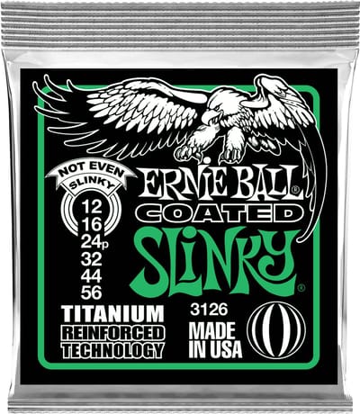 Ernie Ball Slinky RPS Coated - Gitaarsnaren - Not Even Slinky - 12-56 - Elektrische Gitaar