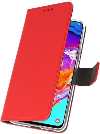 Booktype Telefoonhoesjes - Bookcase Hoesje - Wallet Case - Geschikt voor Huawei Mate 30 Pro - Rood