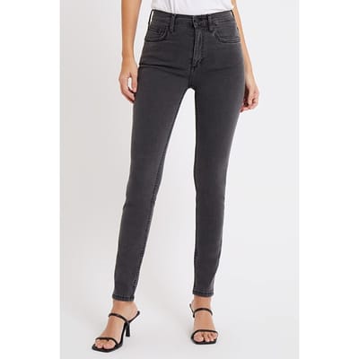 French Connection Rebound Response Skinny 30 Bl Black Taglia: 6 | Pantaloni skinny Outlet | Donna | Nero
