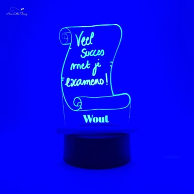[Nice Little Things] - Gepersonaliseerde RGB LEDlamp - Tekenen met Licht - Perkament