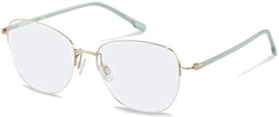 Rodenstock R7141 Gold, light green 53/17/140 WOMAN Brilmonturen