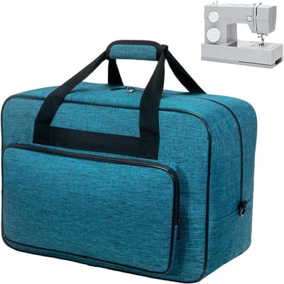 Draagtas Naaimachine - Opbergtas Machine - Naaimachine Vervoeren - Waterbestendige Stof - 680 Gram - Pauw Blauw