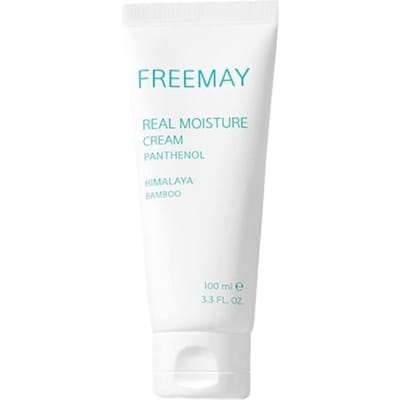 Freemay Real Moisture Cream 100ml – Koreaanse Diep Hydraterende Gezichtscrème met Hyaluronzuur & Plantenextracten voor Droge & Gevoelige Huid 100ml+100ml