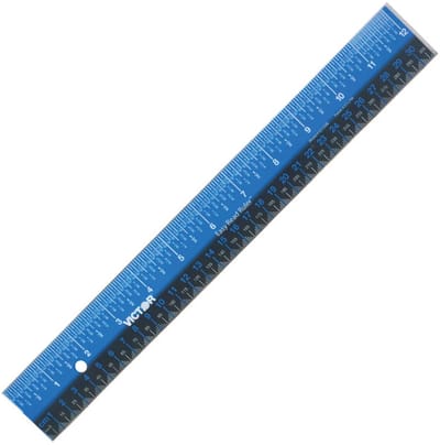 Roestvrijstalen Liniaal 30 cm Metrisch en Inch Makkelijk Afleesbaar