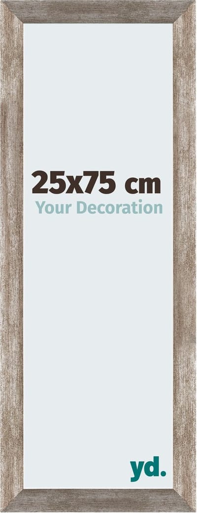 Your Decoration - Fotolijst 25x75 cm - MDF - Metaal Vintage - Mura
