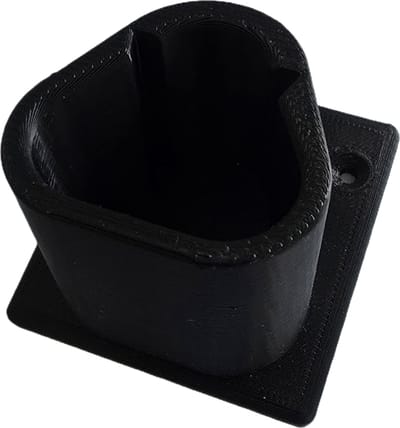 Vormvast accuhouder voor Bosch 12V