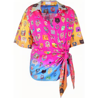 Mucho Gusto Blouse Asti Multicolor Größe: S | Blusen Outlet | Damen